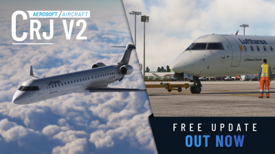 Aerosoft Aircraft CRJ v2 out now