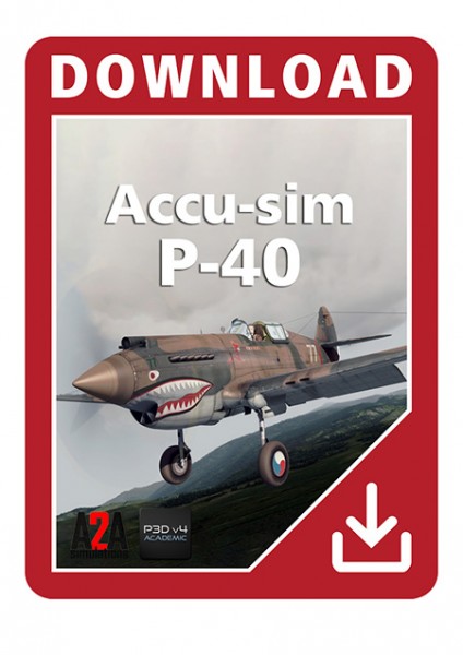 Accu-sim P-40 (P3D Academic)