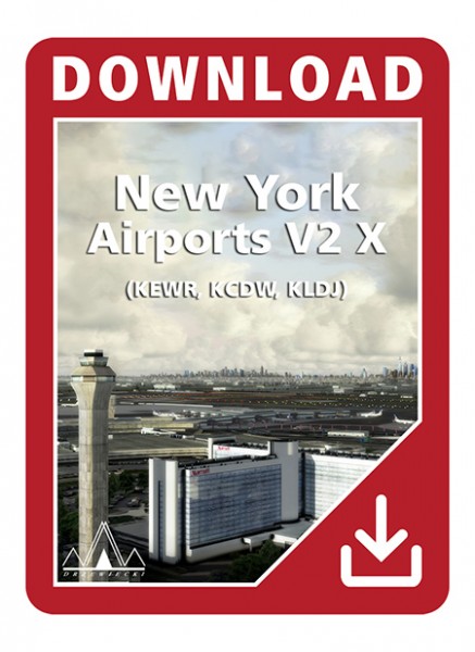 New York Airports V2 X (KEWR, KLDJ, KCDW)