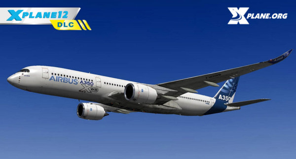 Airbus House Carbon Fiber Airbus A350-900 F-WWCF with stand