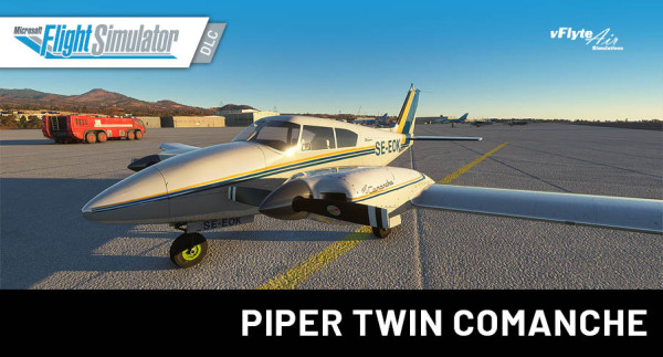 vFlyteAir Simulations - Piper Twin Comanche MSFS 2024
