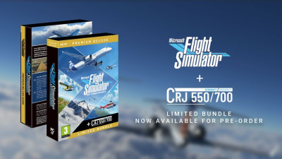 Limitiertes Bundle | Microsoft Flight Simulator & CRJ 550/700