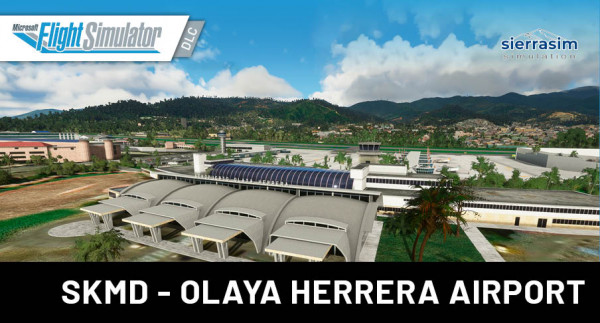 Sierrasim Simulation - SKMD - Olaya Herrera Airport - Medellin MSFS
