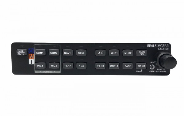 RealSimGear - GMA350 Audio Panel