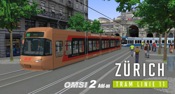 OMSI 2 Add-on Zurich Tram Line 11