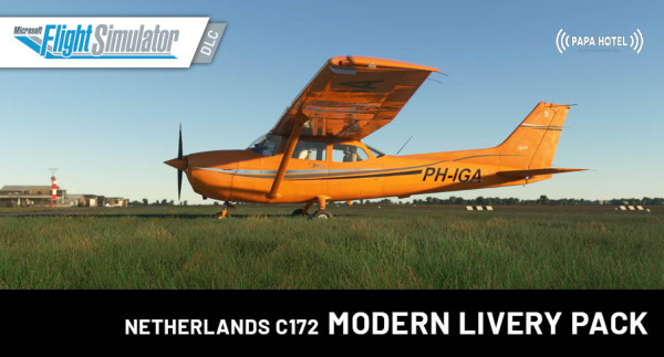 Papa Hotel - Netherlands C172 Modern Livery Pack MSFS