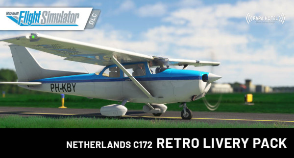 Papa Hotel - Netherlands C172 Retro Livery Pack MSFS