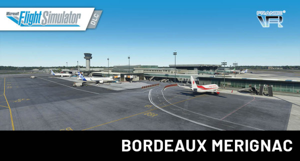 France VFR - LFBD - Bordeaux Merignac MSFS