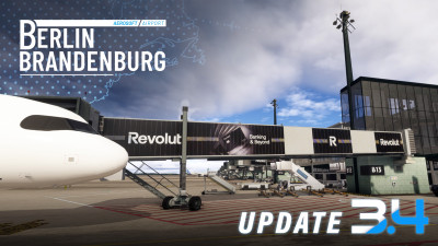 Airport Berlin Brandenburg: Update 3.4 for MSFS 2024