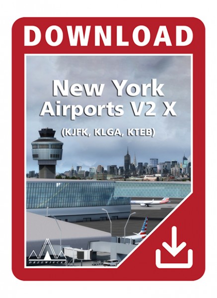 New York Airports V2 X (KJFK, KLGA, KTEB)