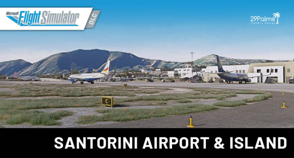 29Palms - LGSR - Santorini Airport & Island MSFS