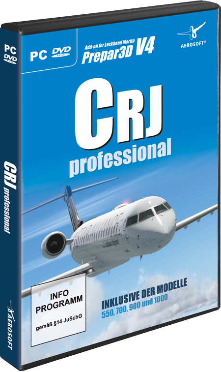 新品 CRJ professional(P3D V4.5+) アドオンソフト CRJ professional | Aerosoft US Shop