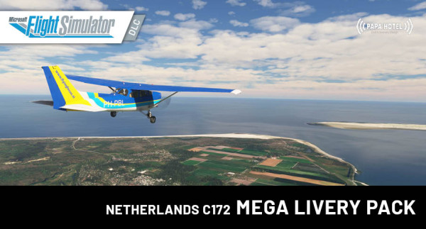 Papa Hotel - Netherlands C172 Mega Livery Pack MSFS