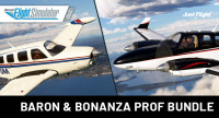 Just Flight - Black Square - Baron & Bonanza Professional Bundle MSFS Just Flight - Black Square - Baron & Bonanza Professional Bundle MSFS