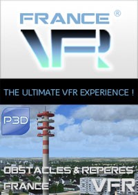 Obstacles & VFR Landmarks v3 - FRANCE P3D V4/V5