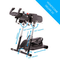 Wheel Stand Pro for Honeycomb Yoke & Throttle Wheel Stand Pro for Honeycomb Yoke & Throttle