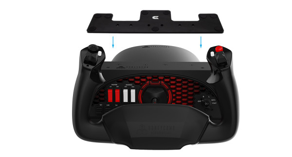 Honeycomb - Alpha Flight Controls + CockpitCrafters - Under-Desk-Mount