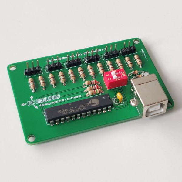 Simkits - 6-Analog Input USB Controller