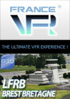 France VFR - LFRB - Brest Bretagne P3D V4/V5 France VFR - LFRB - Brest Bretagne P3D V4/V5