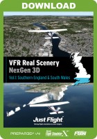 VFR Real Scenery NexGen 3D – Vol. 1: Southern England & South Wales VFR Real Scenery NexGen 3D – Vol. 1: Southern England & South Wales