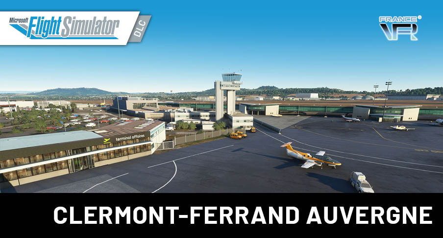 France VFR - LFLC - Clermont-Ferrand Auvergne MSFS