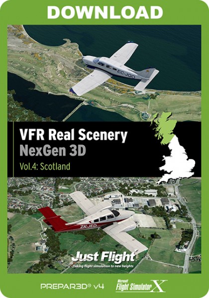 VFR Real Scenery NexGen 3D – Vol. 4: Scotland