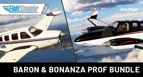 Just Flight - Black Square - Baron & Bonanza Professional Bundle MSFS